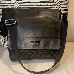 Coach Houston Map Messenger Bag